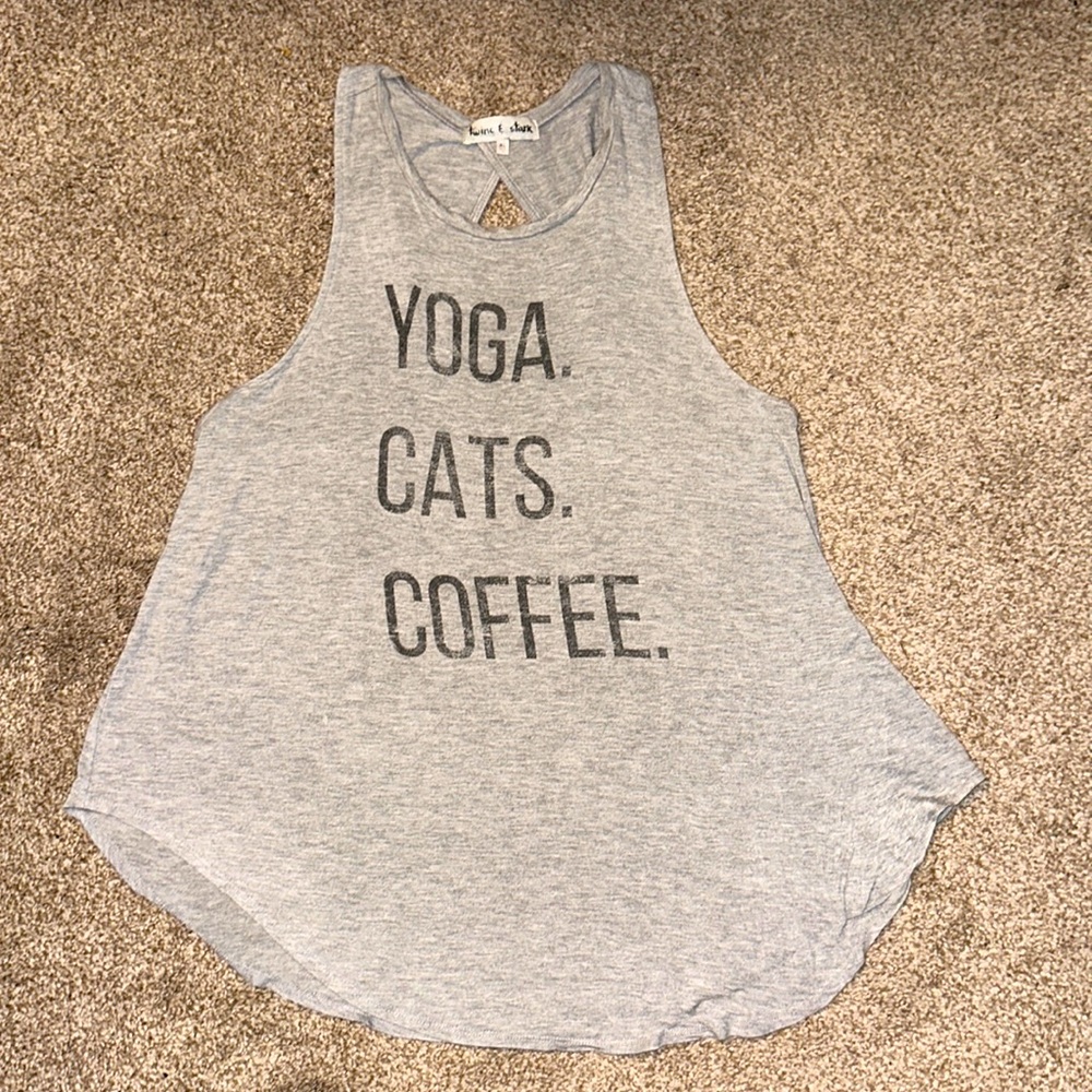 Twine & Stark open back sleeveless tank